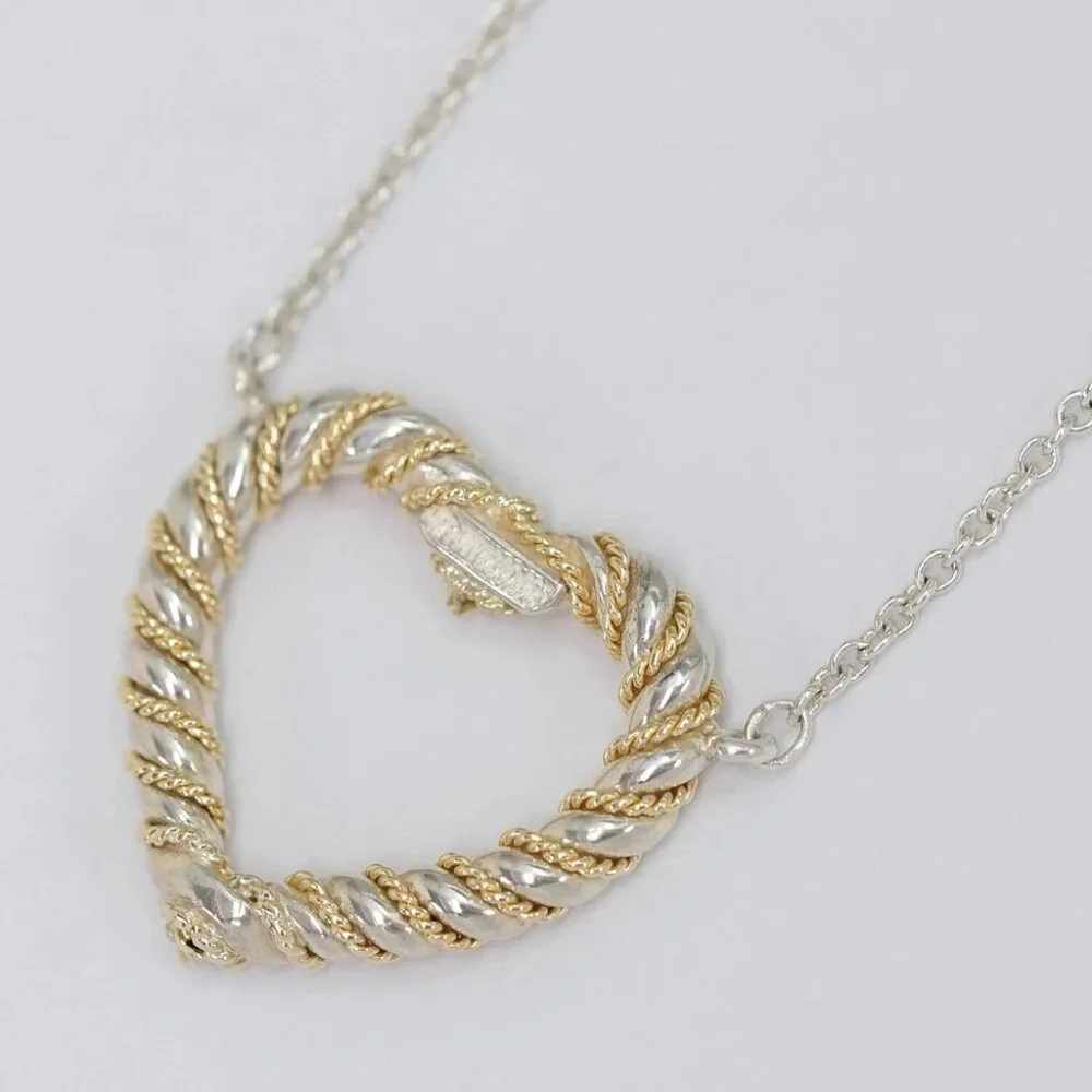Tiffany & Co. Twist Heart Necklace 16